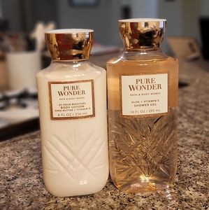 Bath & Body Works Pure Wonder Body Lotion/Shower Gel